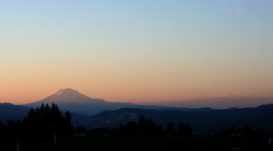 Mount Hood at sunset