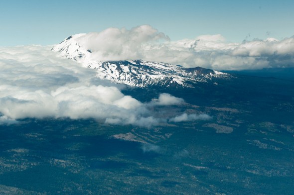 Mount Adams in Clouds