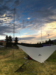 As the sun sets the fun begins. Radio propagation is better at night.