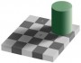 Color perception in an optical illusion