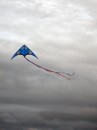 Flying our new directional kite on the beach in Seaside